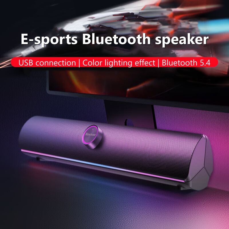 Rgb Computer Soundbar For Pc - Soundbar da Gaming, Altoparlante USB con