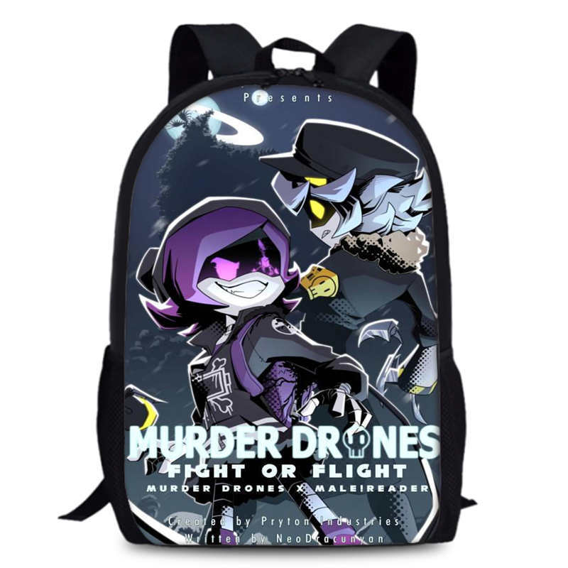 Drones - Zaino periferico dell'anime Murder Drones, versatile,