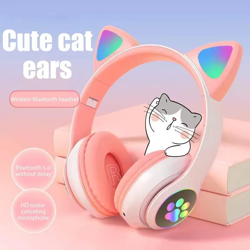 Anc Wireless Over Ear Headphones - JST-28 Cuffie wireless Orecchie di gatto