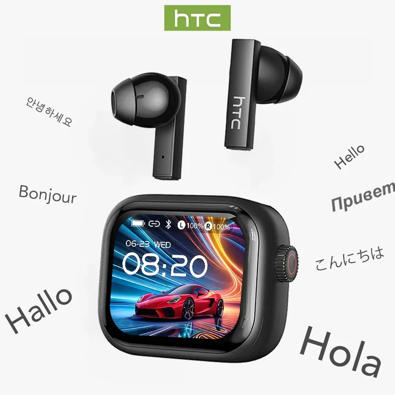 Tws Earbuds Bluetooth 5.3 - [Tela Ultra HD] Auricolari HTC NE40