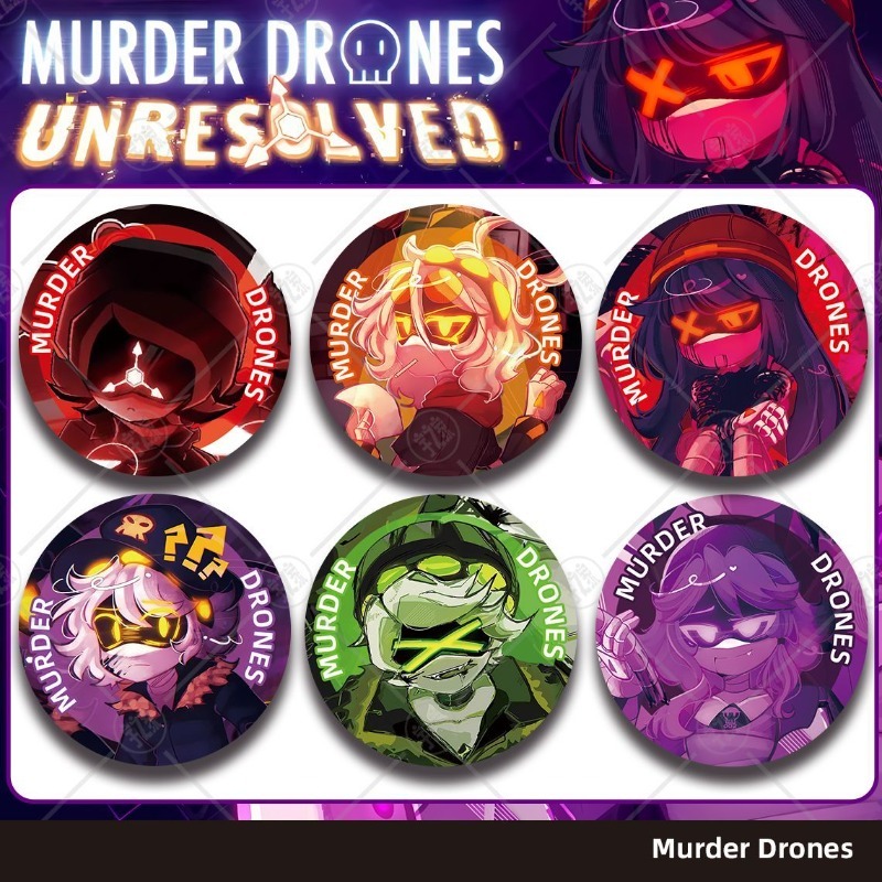 Drones - Murder Drones - Distintivo Decorativo in