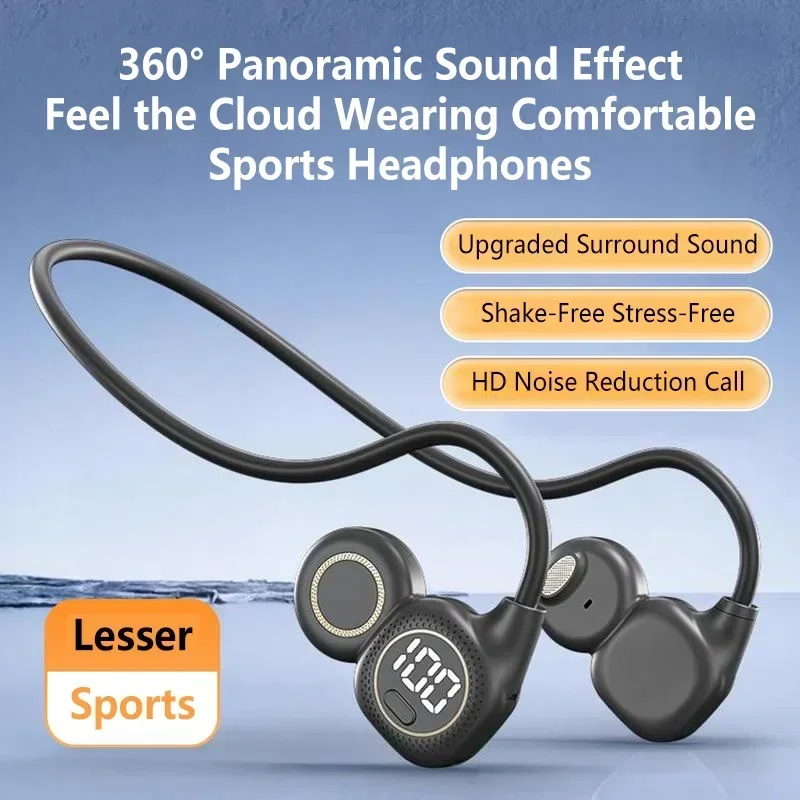Bone Conduction Running Headphones - Auricolari Bluetooth a Conduzione Ossea Non-In-Ear