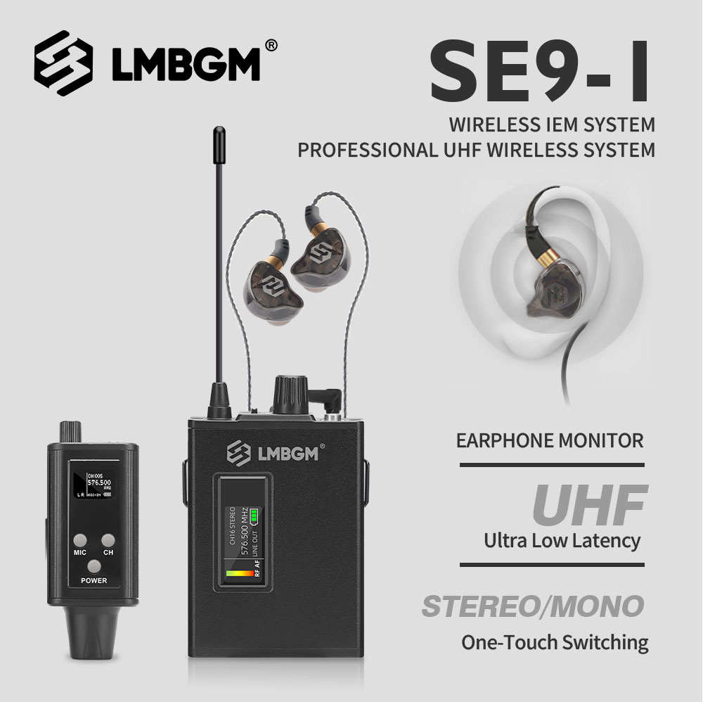 In Ear Monitors For Singers - Sistema di monitoraggio in-ear wireless UHF