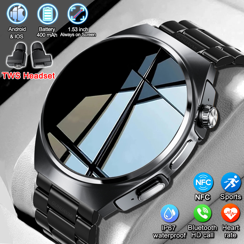 Tws Earbuds Bluetooth 5.3 - Per uomo donna nuovo orologio intelligente