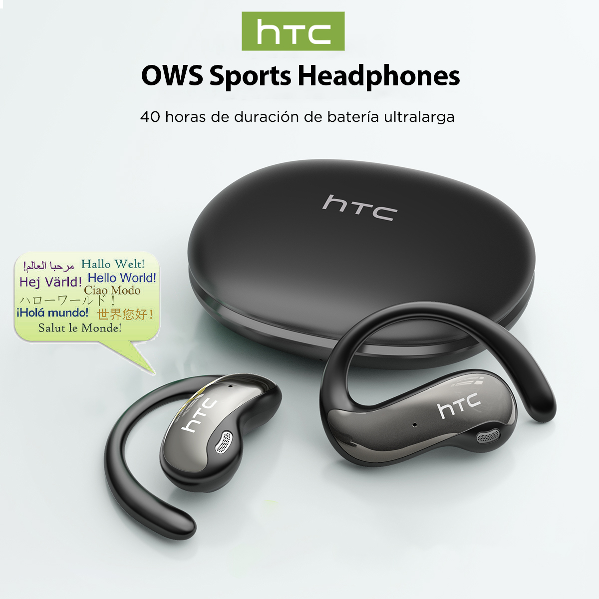 Sleep Mask Headphones Bluetooth - Auricolari Bluetooth HTC NE19 AI OWS