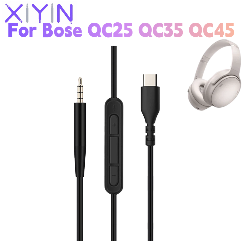 Type C Wired Earphones With Mic - Cavo audio di ricambio da 1,4