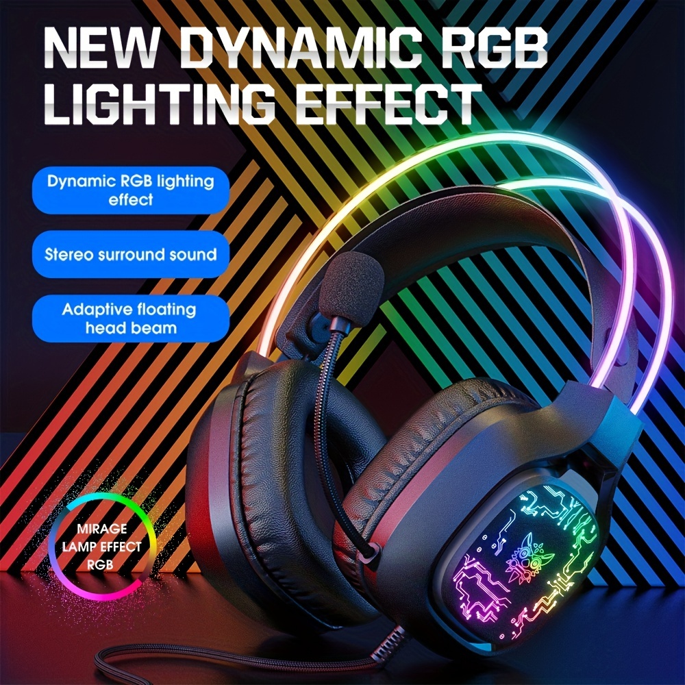 Gaming Headset With Mic Rgb - ONIKUMA X22 Cuffie da gioco RGB