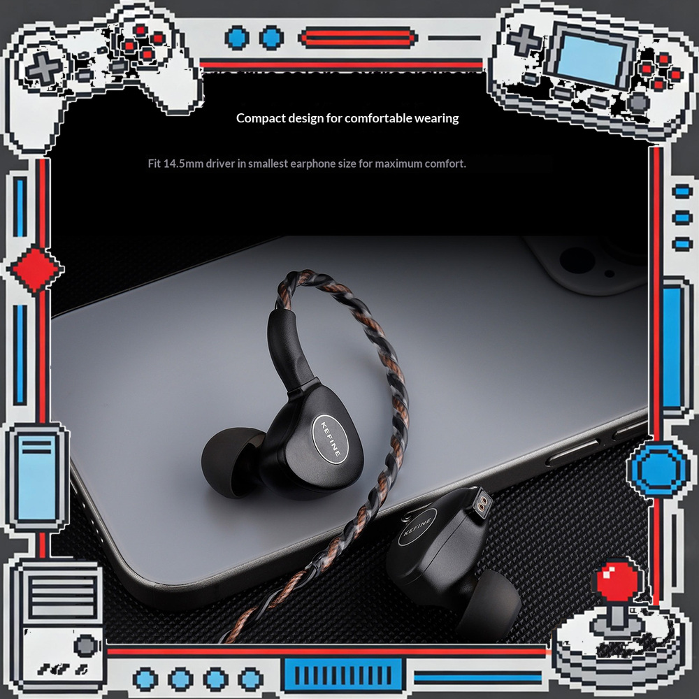 Planar Magnetic Iem Earphones - KEFINE Klanar Auricolari In-Ear con Driver