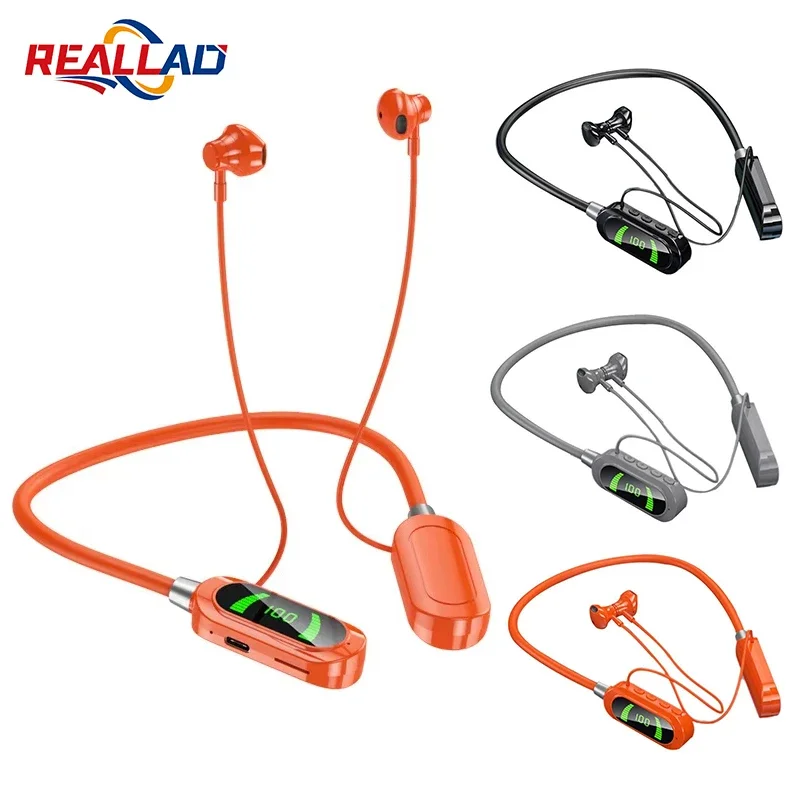 Magnetic Neckband Sports Earphones - Nuovo YG07 Auricolari wireless 5.3 Cuffie