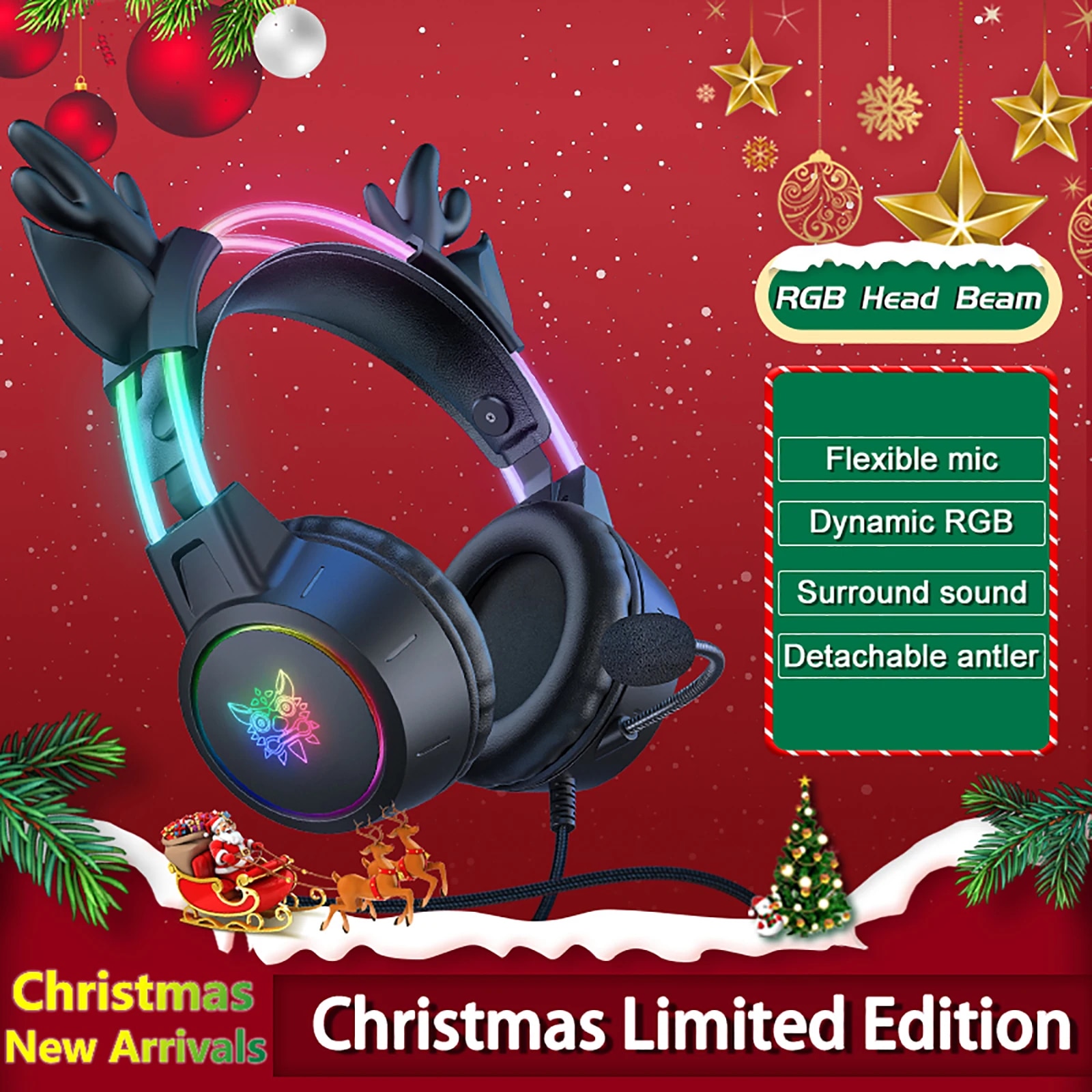 Gaming Headset With Mic Rgb - Cuffie da gioco ONIKUMA per il