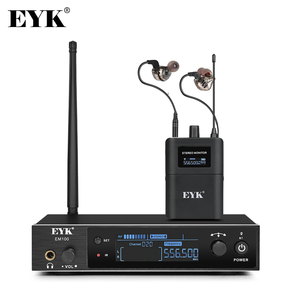 In Ear Monitors For Singers - EYK EM100 Sistema di monitoraggio auricolare
