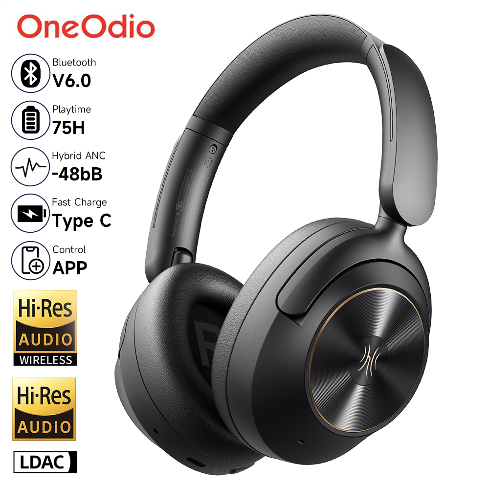 Anc Wireless Over Ear Headphones - Oneodio A6 ANC Cuffie wireless Bluetooth
