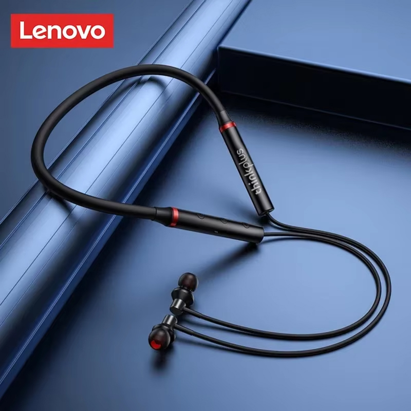 Magnetic Neckband Sports Earphones - Auricolari Bluetooth Lenovo HE05X originali al