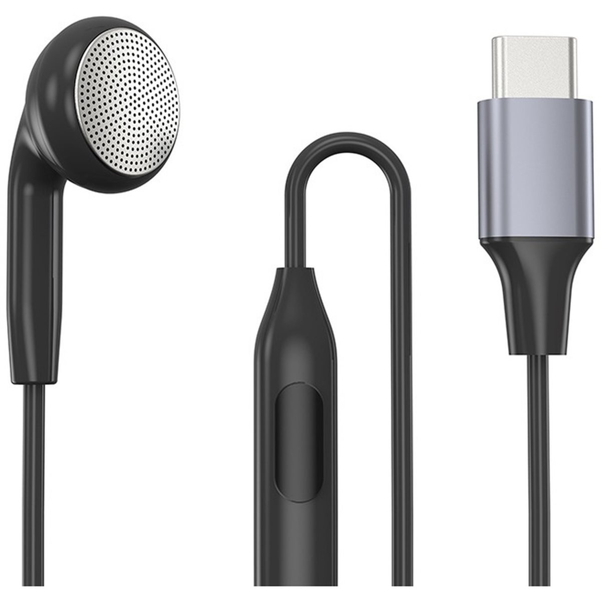Type C Wired Earphones With Mic - Auricolare singolo DT75BG Type C con