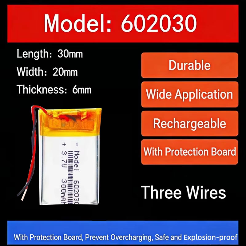 Batteria al Litio 3.7V 300mAh  - Smartwatches recensione e prezzo