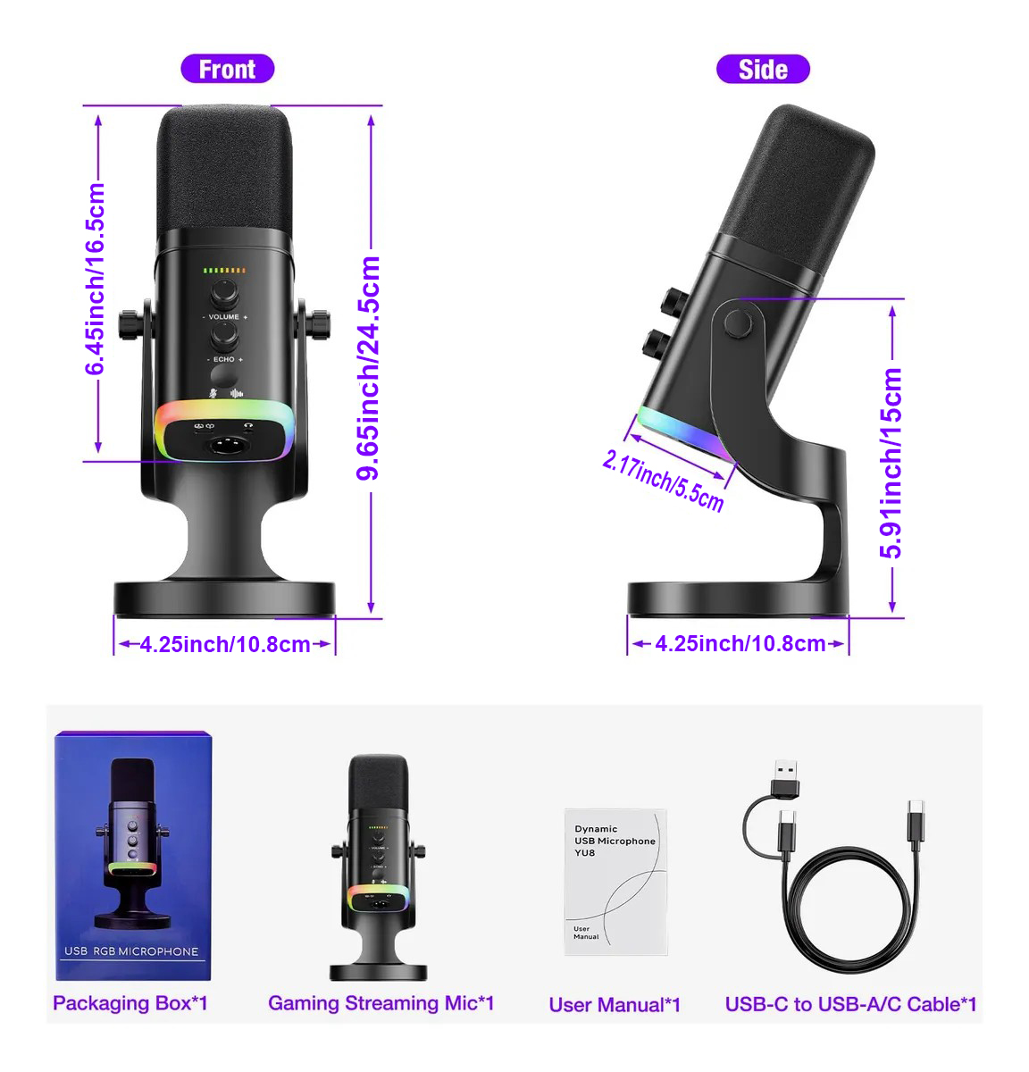 Microfono Dinamico USB/XLR per - Gaming Headset With Mic Rgb recensione e prezzo