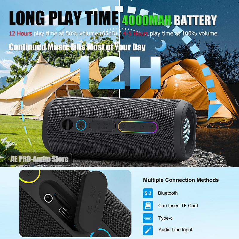 Altoparlante Bluetooth portati - Portable Bluetooth Speaker Waterproof Ipx7 recensione e prezzo