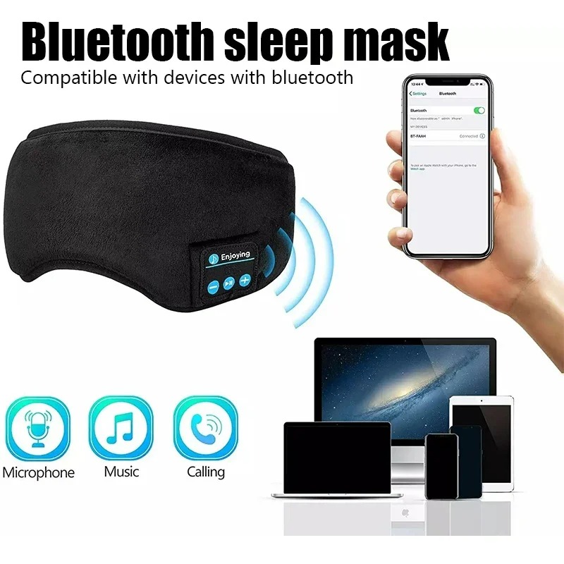 Mascherina per Occhi 3D con Cu - Sleep Mask Headphones Bluetooth recensione e prezzo
