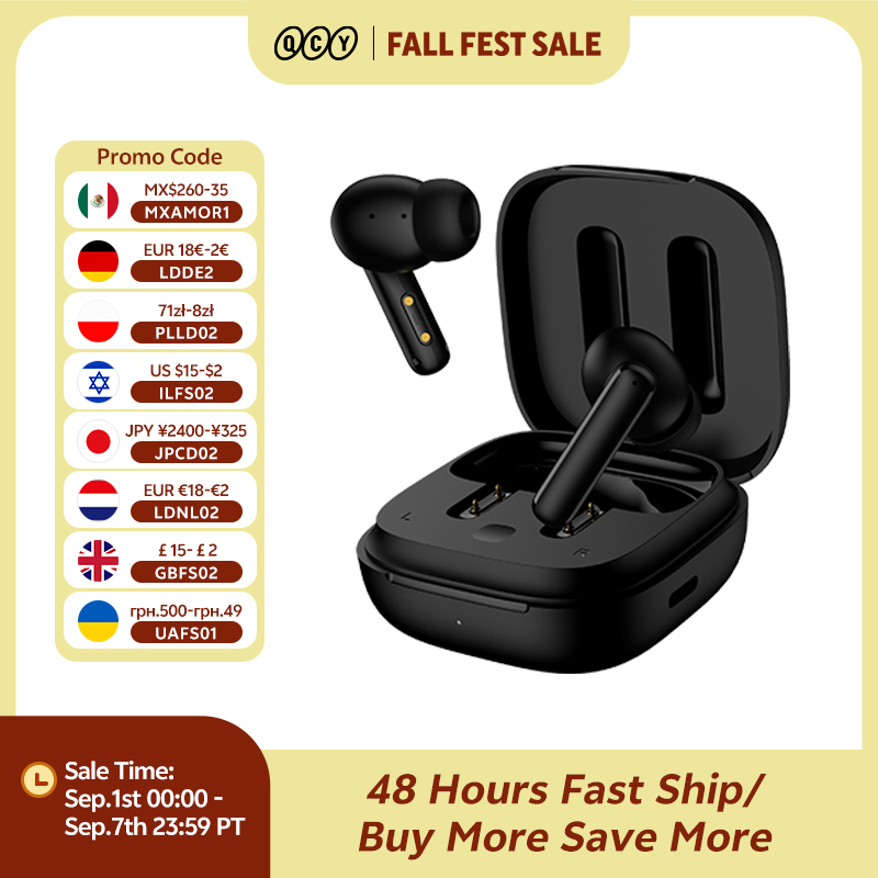 QCY T13 ANC auricolare Wireles - Tws Earbuds Bluetooth 5.3 recensione e prezzo