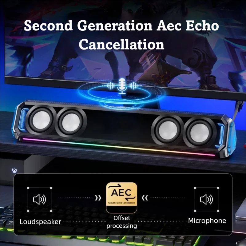 Soundbar da Gaming con Luce RG - Rgb Computer Soundbar For Pc recensione e prezzo