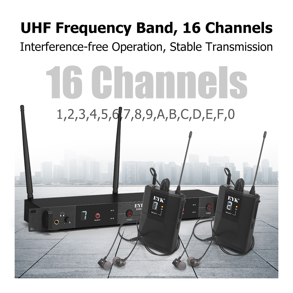 EYK IEM82 UHF Wireless In Ear  - In Ear Monitors For Singers recensione e prezzo