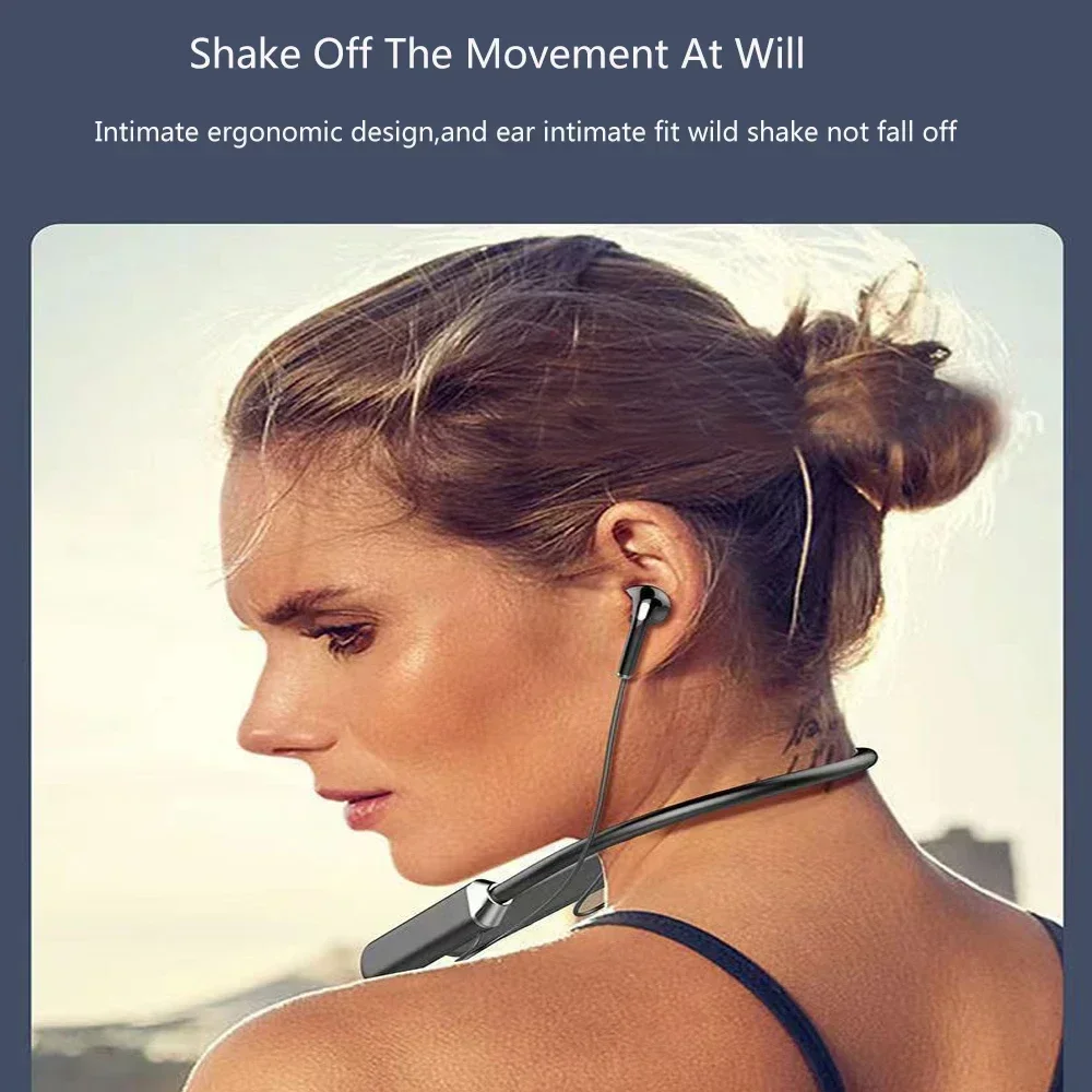 Cuffie senza fili Bluetooth 5. - Magnetic Neckband Sports Earphones recensione e prezzo
