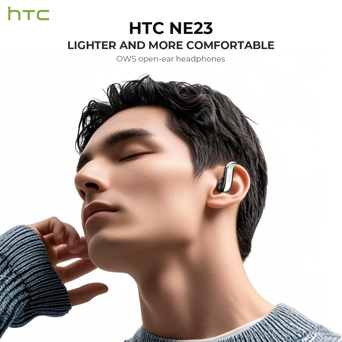Cuffie Bluetooth Open-Ear HTC  - Headphones recensione e prezzo