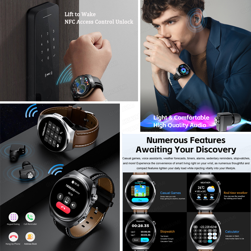 Per uomo donna nuovo orologio  - Tws Earbuds Bluetooth 5.3 recensione e prezzo