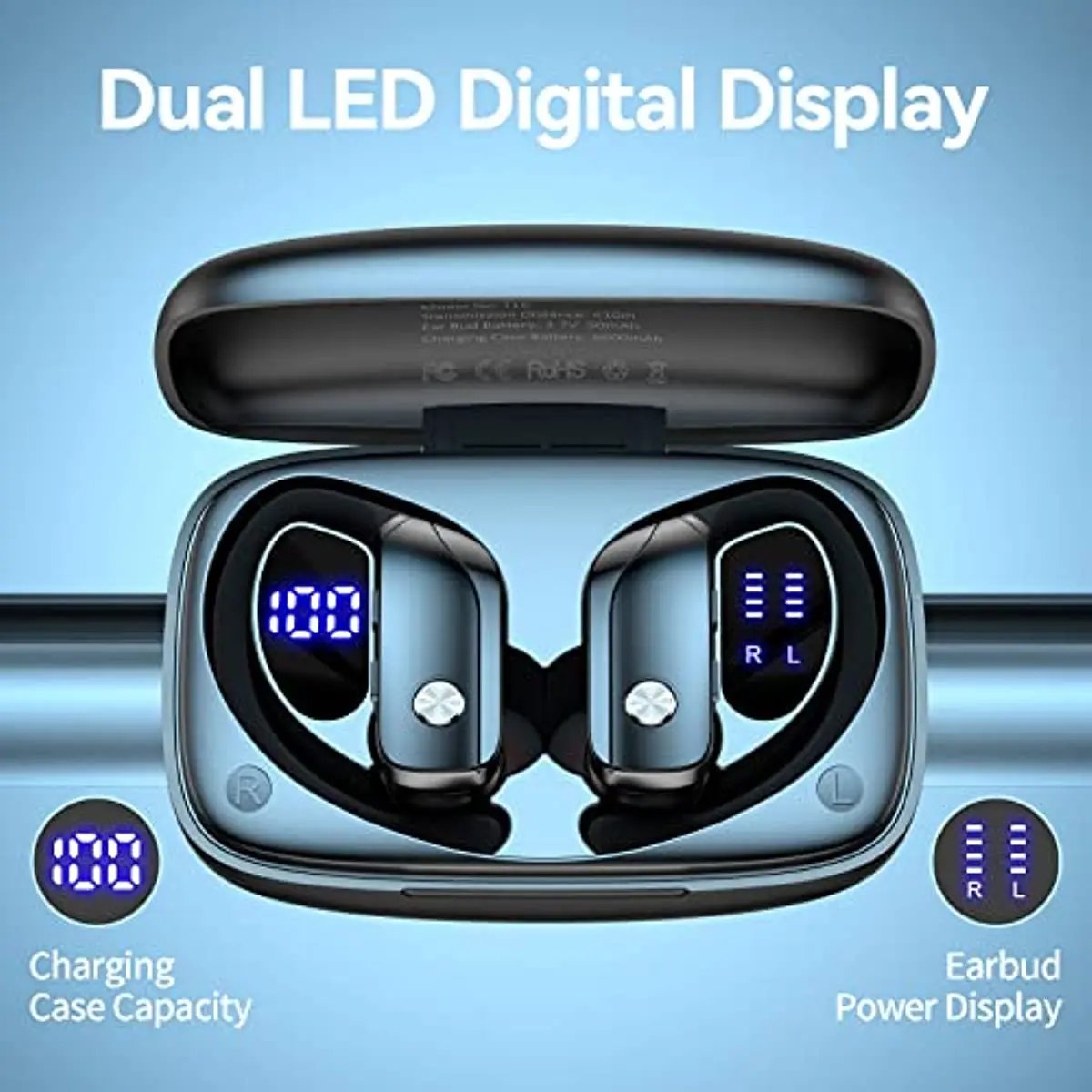 Auricolari wireless Cuffie Blu - Anc Wireless Over Ear Headphones recensione e prezzo