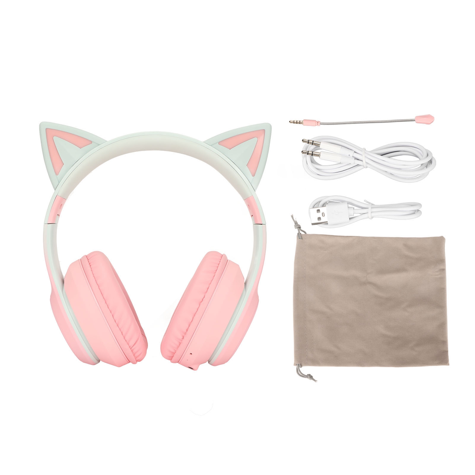 Cuffie da Gaming Bluetooth con - Cat Ear Bluetooth Headset Led recensione e prezzo