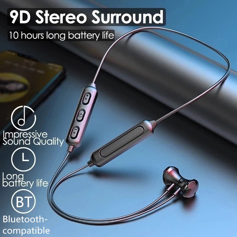 Auricolari Bluetooth 5.0 senza - Magnetic Neckband Sports Earphones recensione e prezzo
