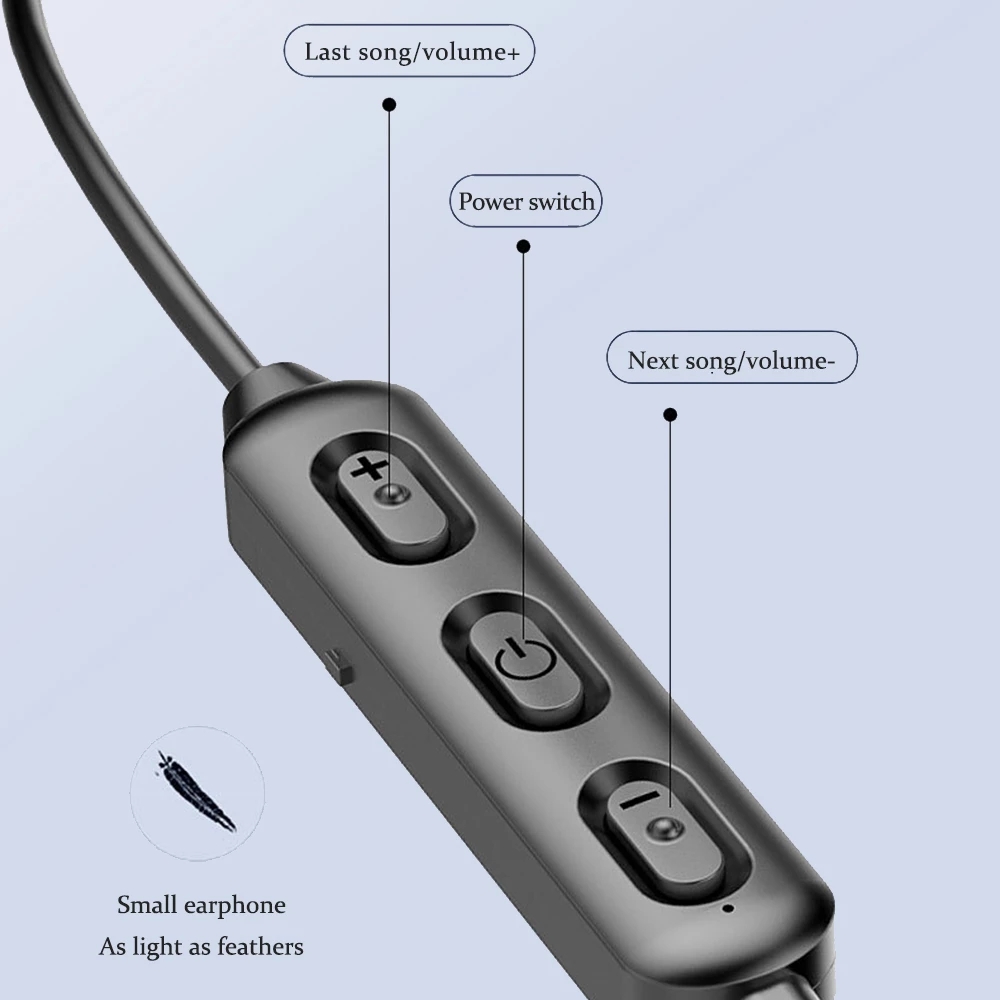 Auricolari Bluetooth 5.0 senza - Magnetic Neckband Sports Earphones recensione e prezzo