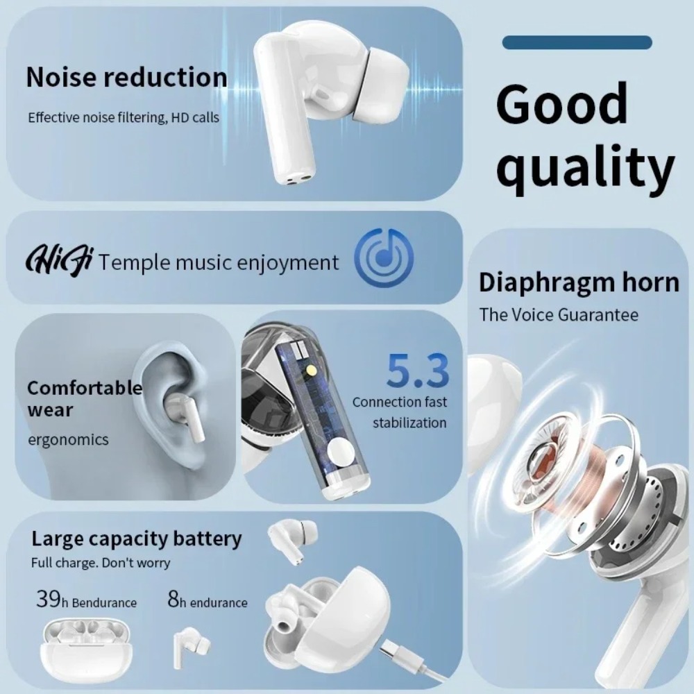 Nuove cuffie Bluetooth wireles - Tws Earbuds Bluetooth 5.3 recensione e prezzo