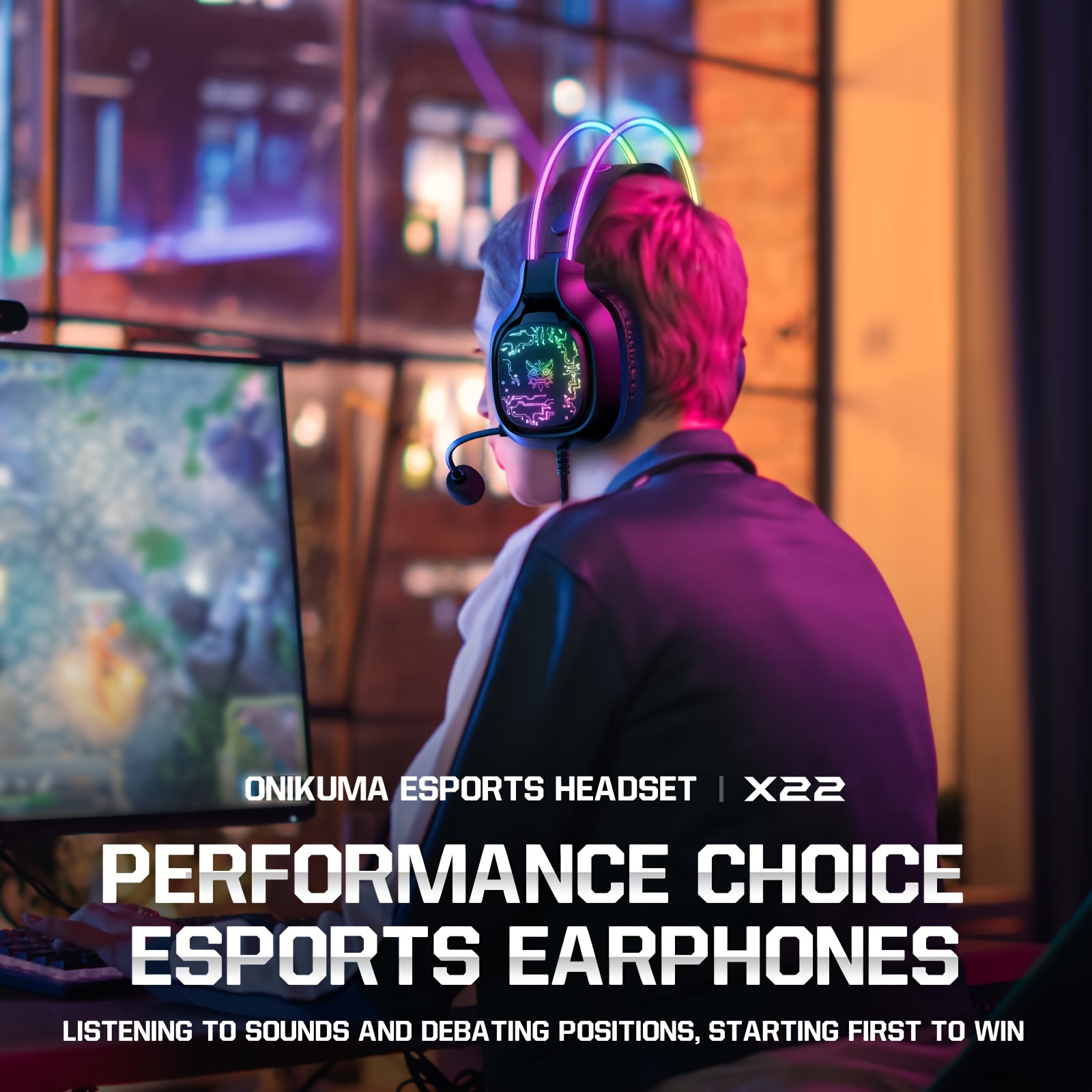 ONIKUMA X22 Cuffie da gioco RG - Gaming Headset With Mic Rgb recensione e prezzo