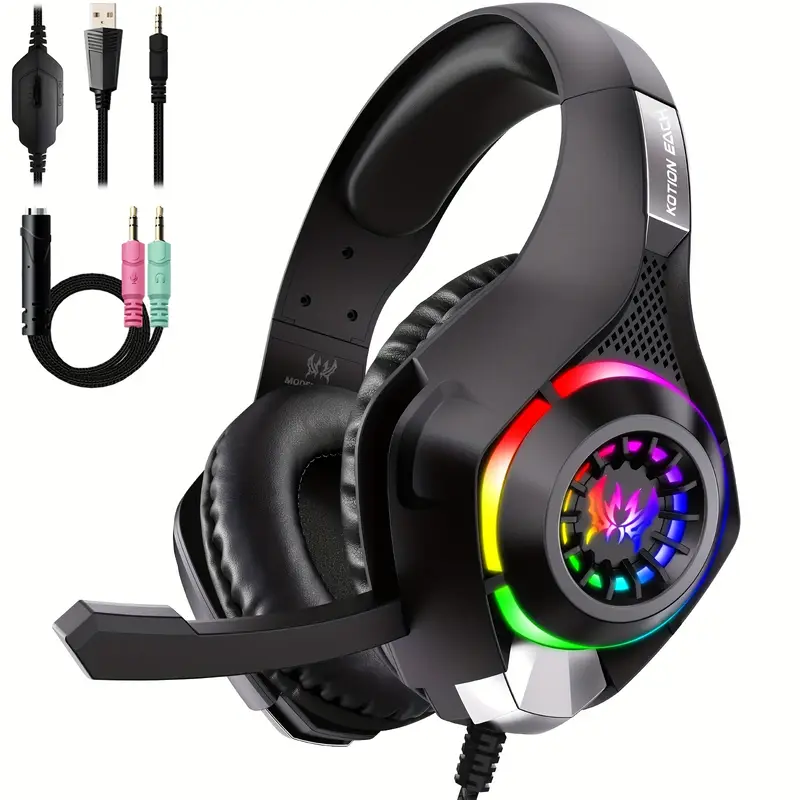 Cuffie da Gaming per PC, PS4,  - Gaming Headset With Mic Rgb recensione e prezzo
