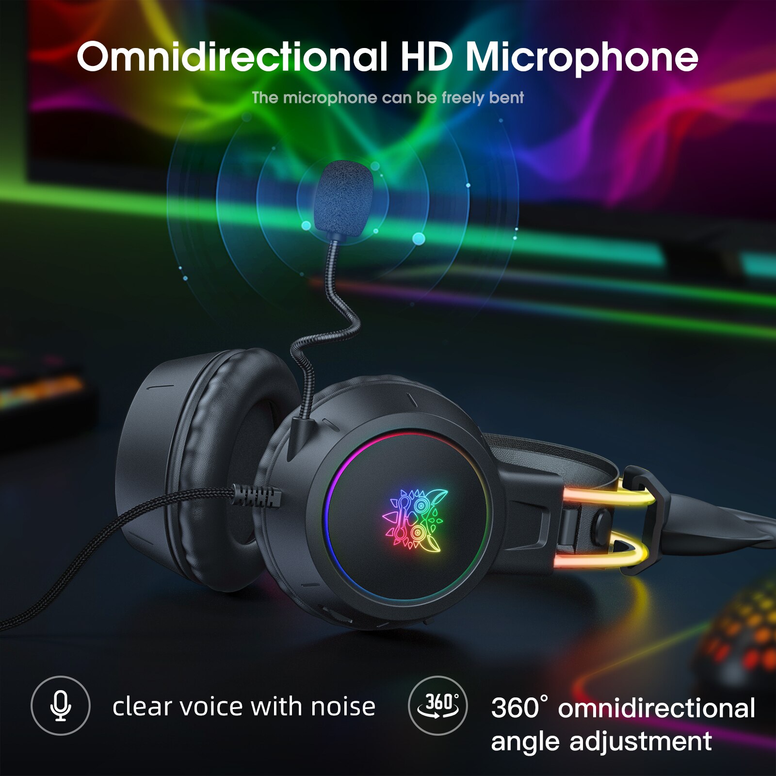 Cuffie da gioco ONIKUMA per il - Gaming Headset With Mic Rgb recensione e prezzo