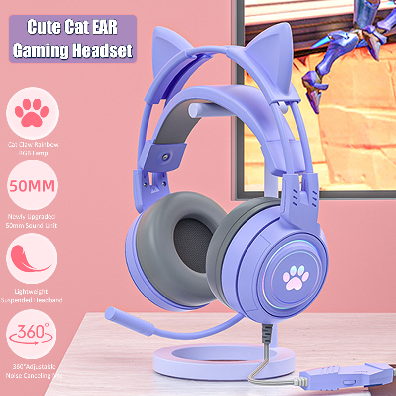 Cuffie da gioco con orecchio d - Gaming Headset With Mic Rgb recensione e prezzo
